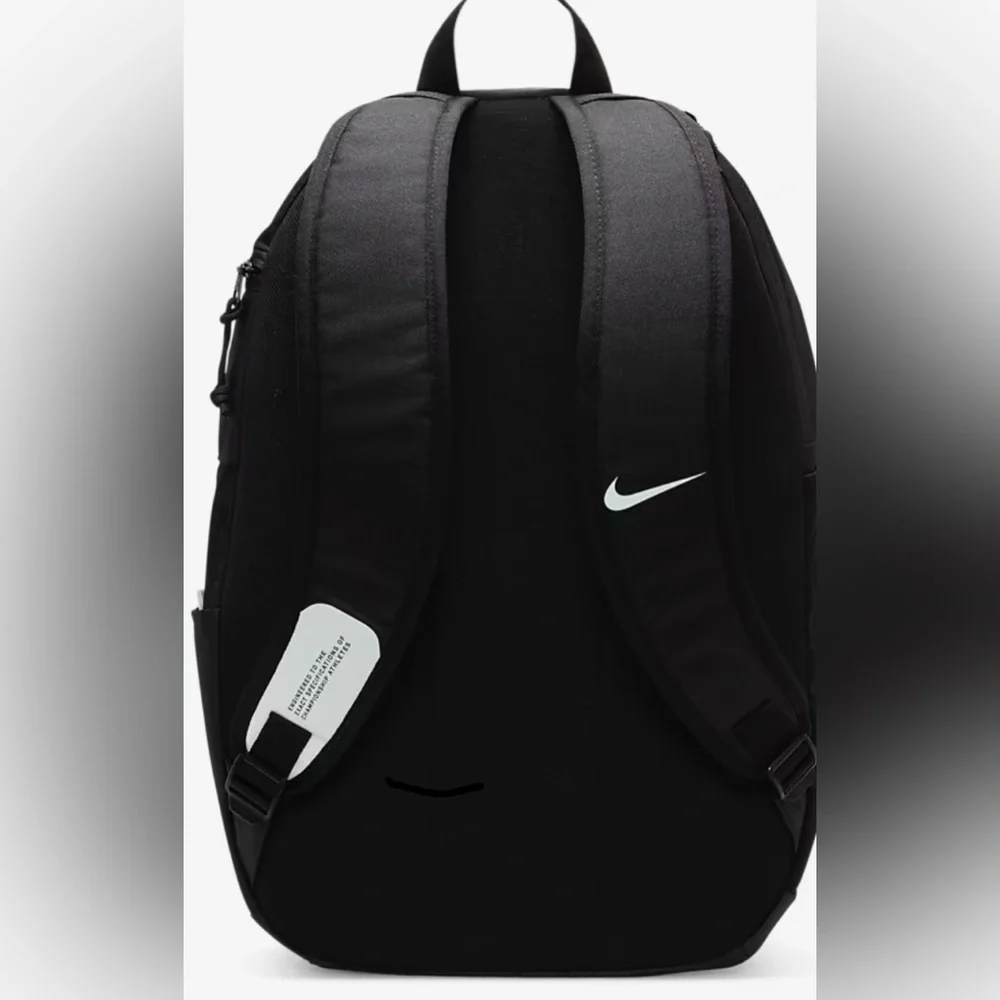 Nike Academy Team Soccer Backpack W/Rain Cover Black/White DV0761-011 OS 30L - Picture 3 of 4